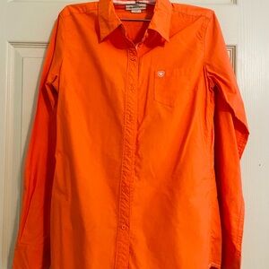 Ariat Vibrant Orange Shirt